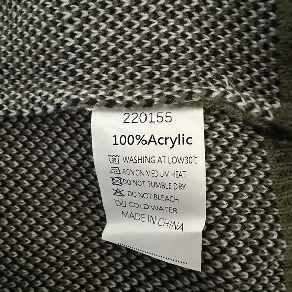 Jess Lea Caleb Camo Knit Cardigan Sz 2X NWT - Picture 5 of 5